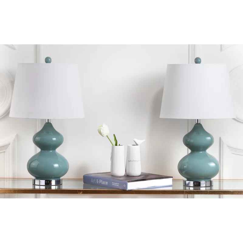 Courtney Glass Table Lamp- Set of 2 thumbnail 4