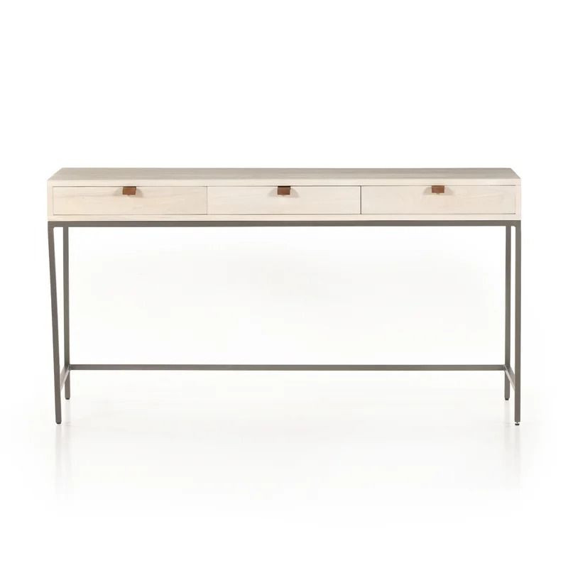 Galeria Solid Wood Top Writing Desk thumbnail 3