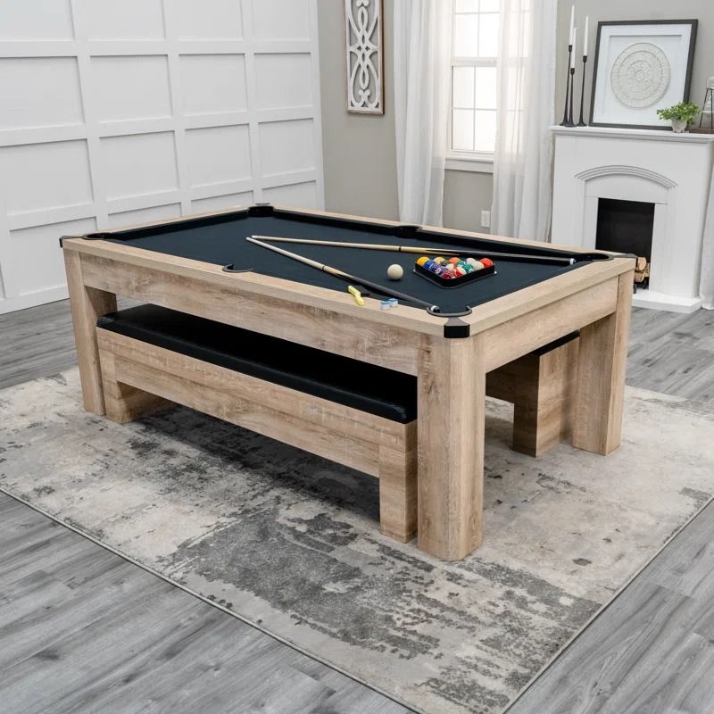 Hampton 3 in 1 Combination Table Includes Billiards Table Tennis thumbnail 2