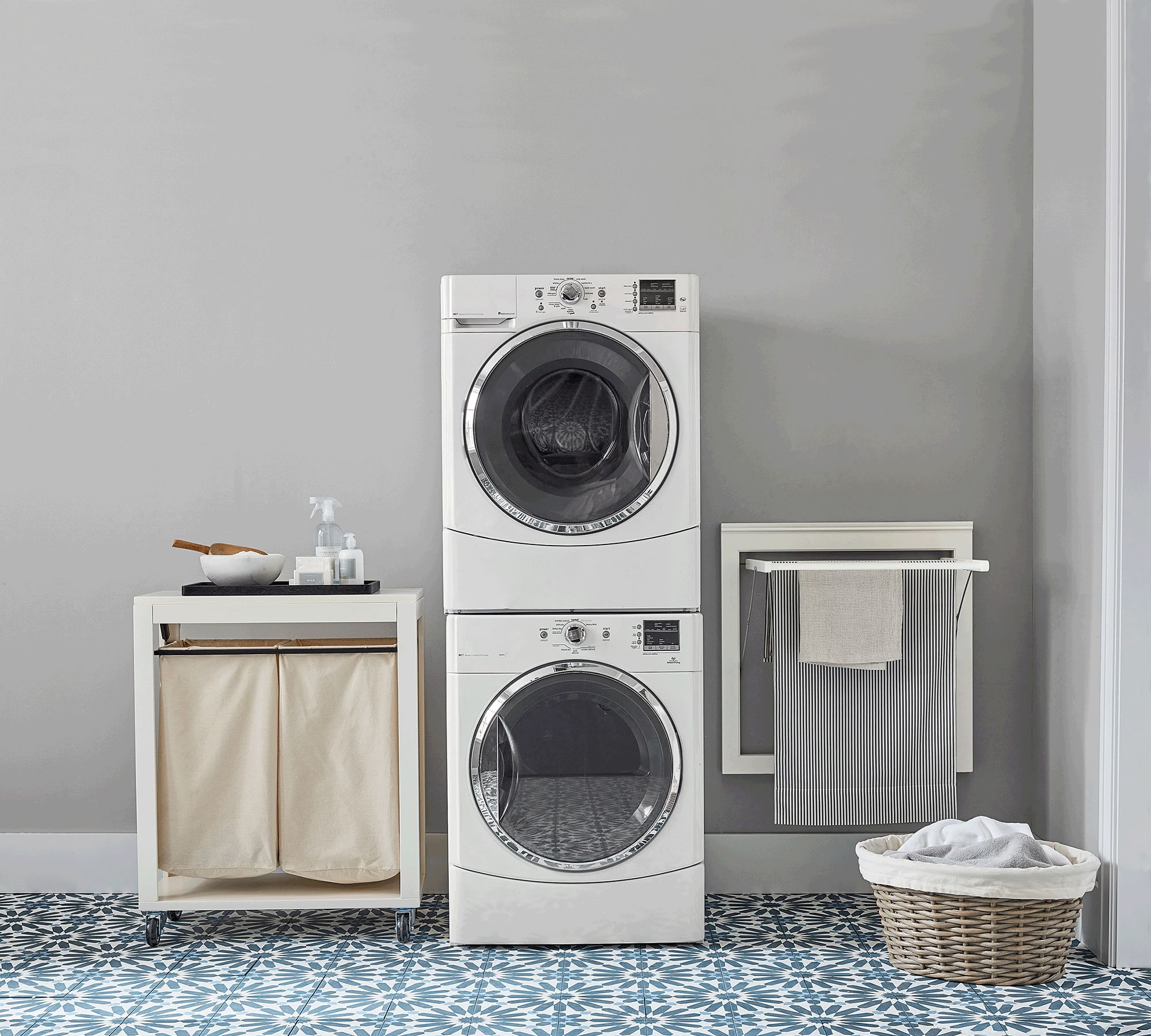 Aubrey Laundry Cart thumbnail 2
