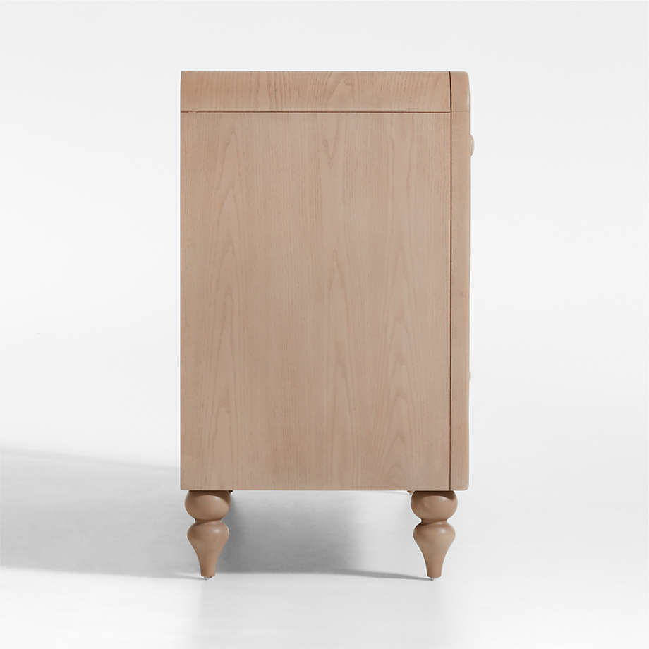 Lennox Natural Wood 7 Drawer Dresser thumbnail 4