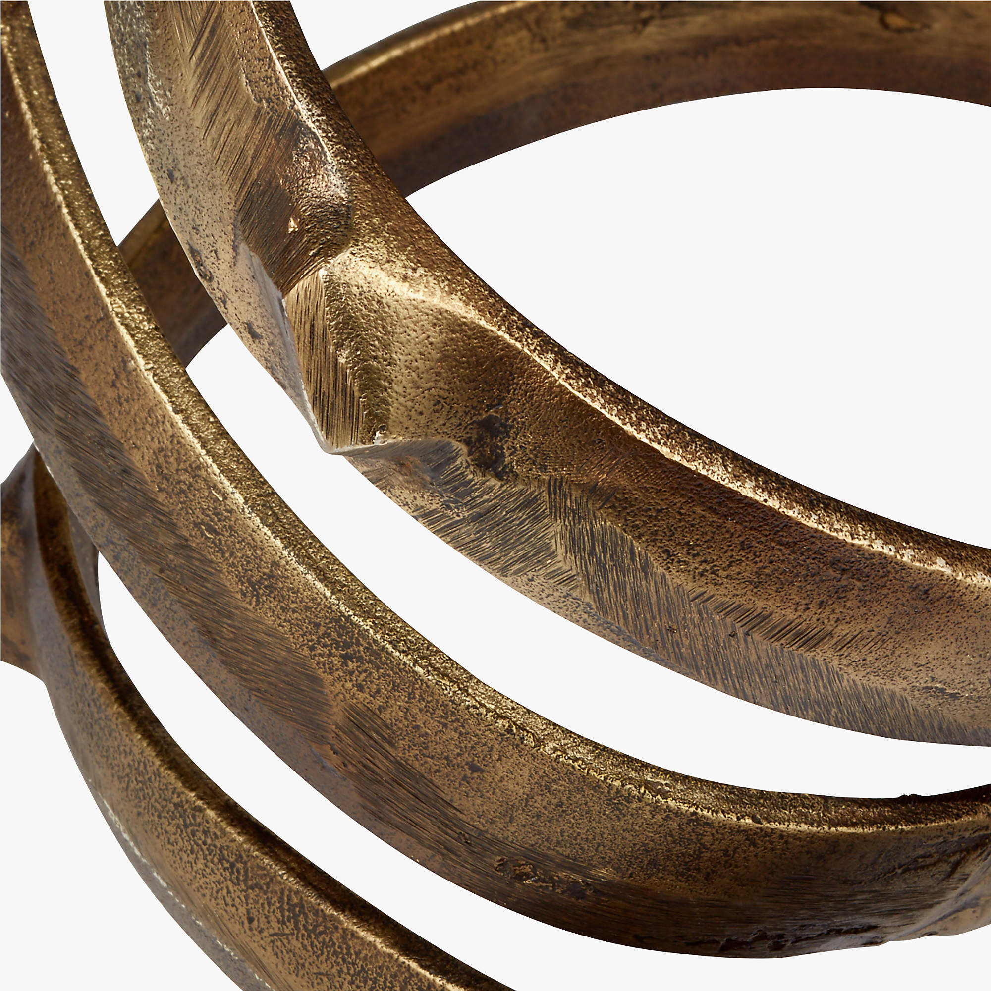 Lasso Brass Spiral Sculpture thumbnail 3