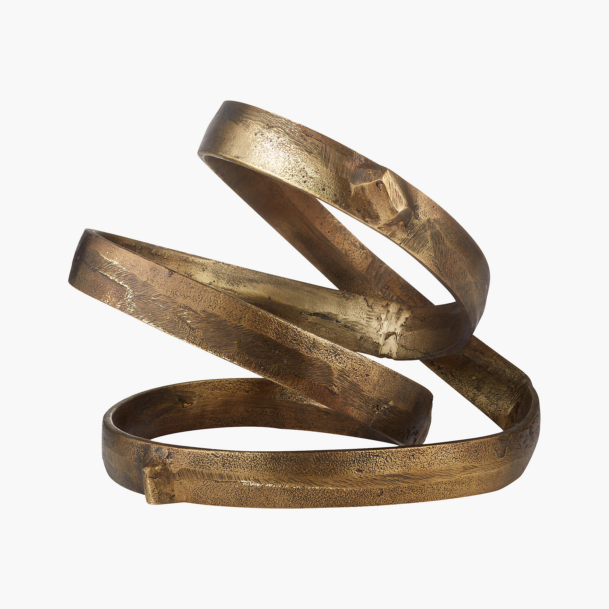Lasso Brass Spiral Sculpture thumbnail 4