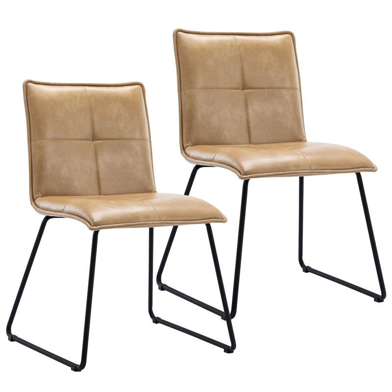 Tarin Faux Leather Upholstered Side Chair thumbnail 5