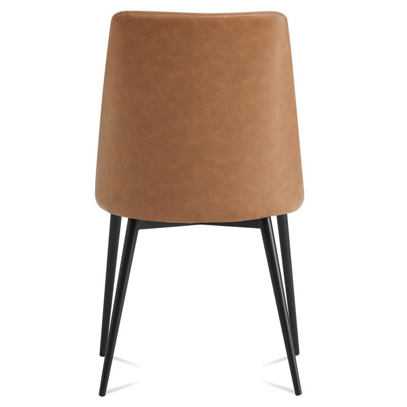 Betzalel Faux Leather Upholstered Parsons Chair thumbnail 3