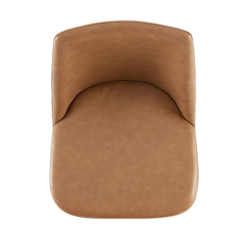 Betzalel Faux Leather Upholstered Parsons Chair thumbnail 4