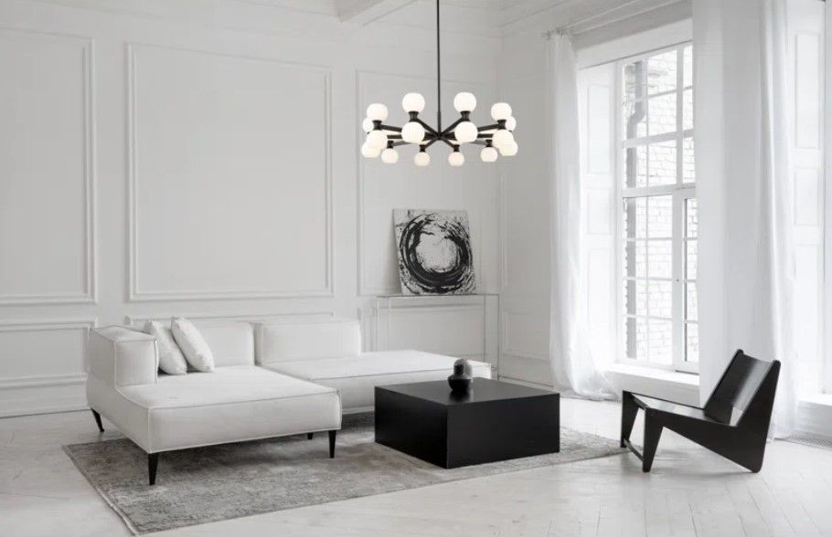 Anner 20 Light Modern Linear Chandelier thumbnail 2