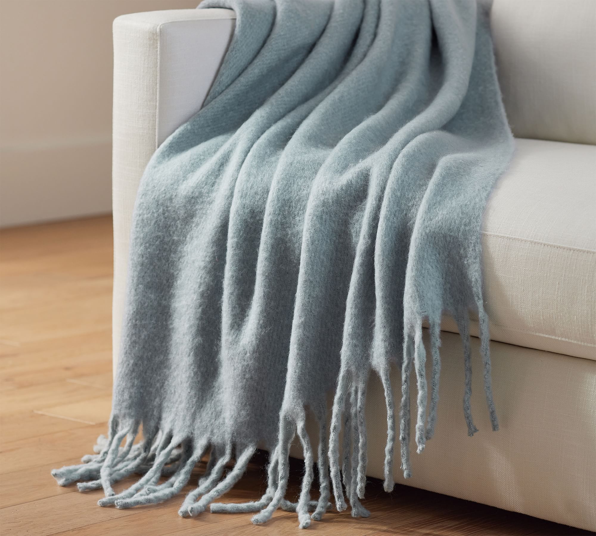 Hayes Faux Mohair Throw thumbnail 2