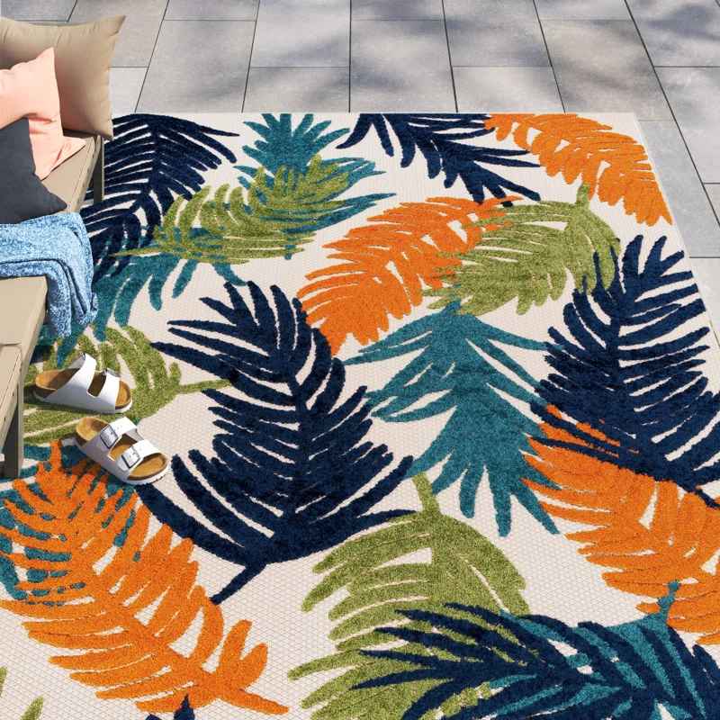 Hernandez Floral Area Rug-7'10"x10' thumbnail 3