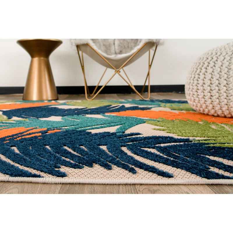Hernandez Floral Area Rug-7'10"x10' thumbnail 5