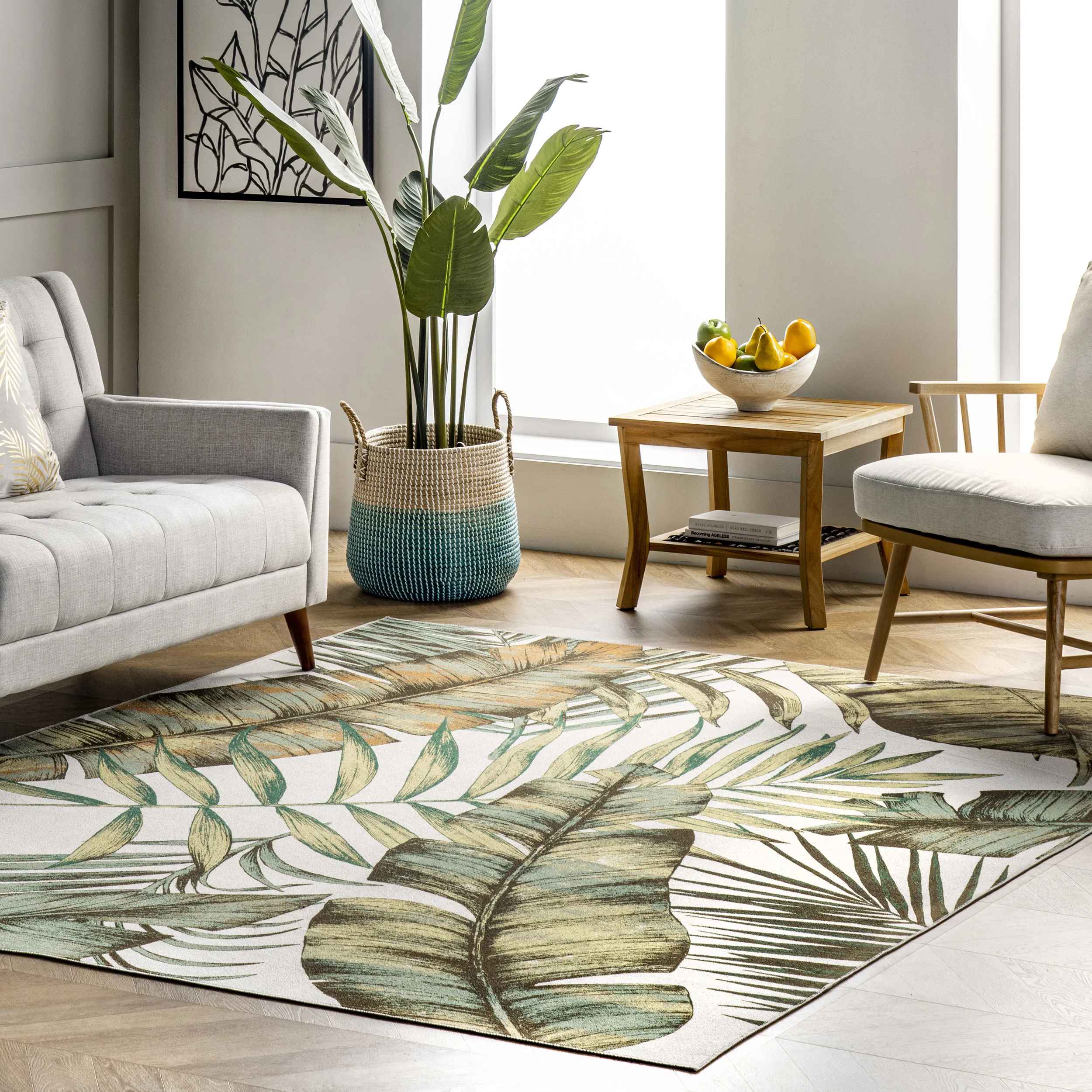 Mcroberts Machine Washable Area Rug-9'x12' thumbnail 2