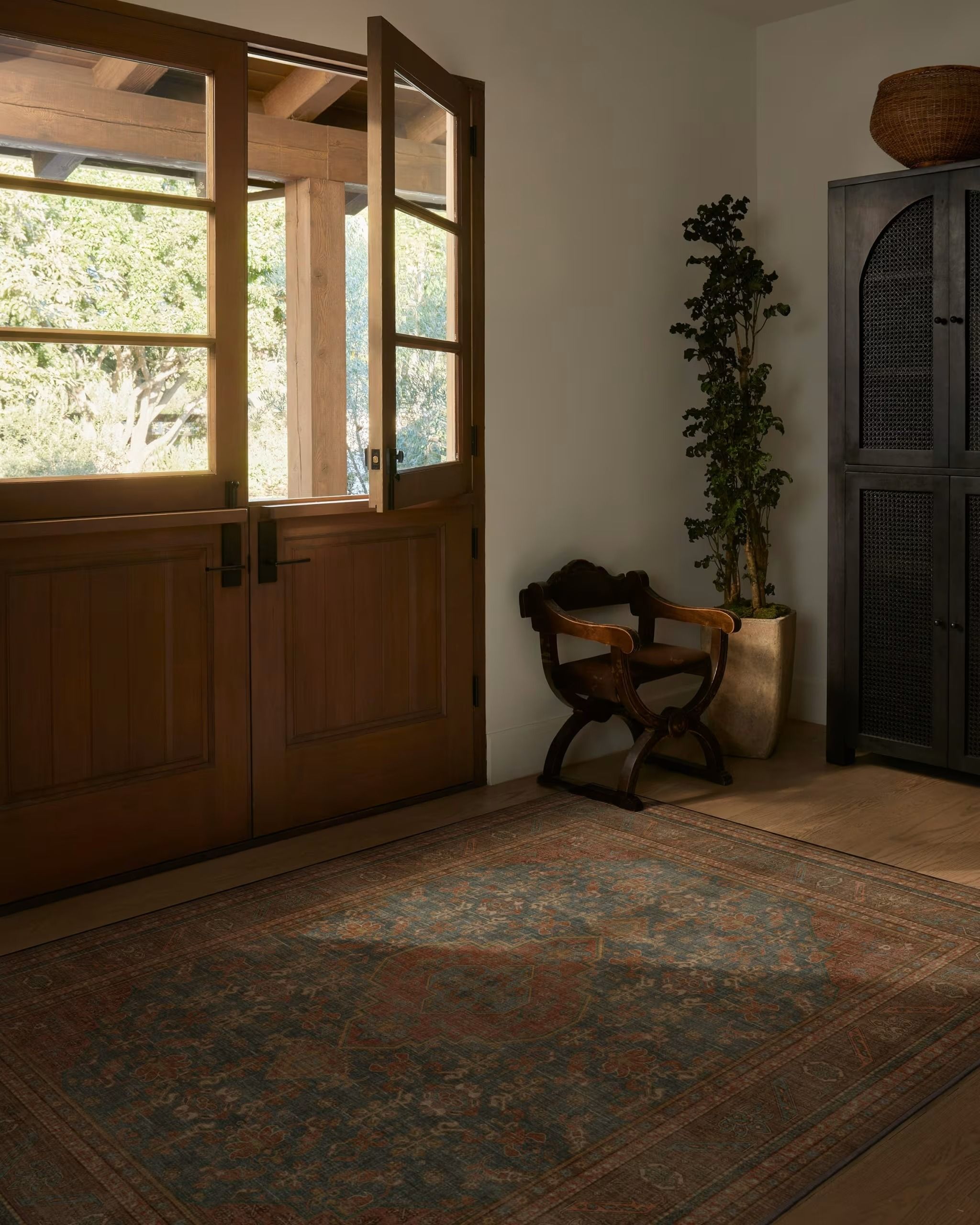 Rowan Teal Blue and Copper Rug-8'x10' thumbnail 5