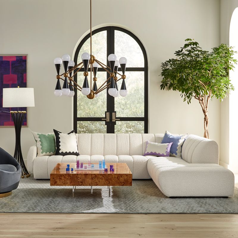 JONATHAN ADLER BRIGITTE SECTIONAL SOFA LEFT thumbnail 2
