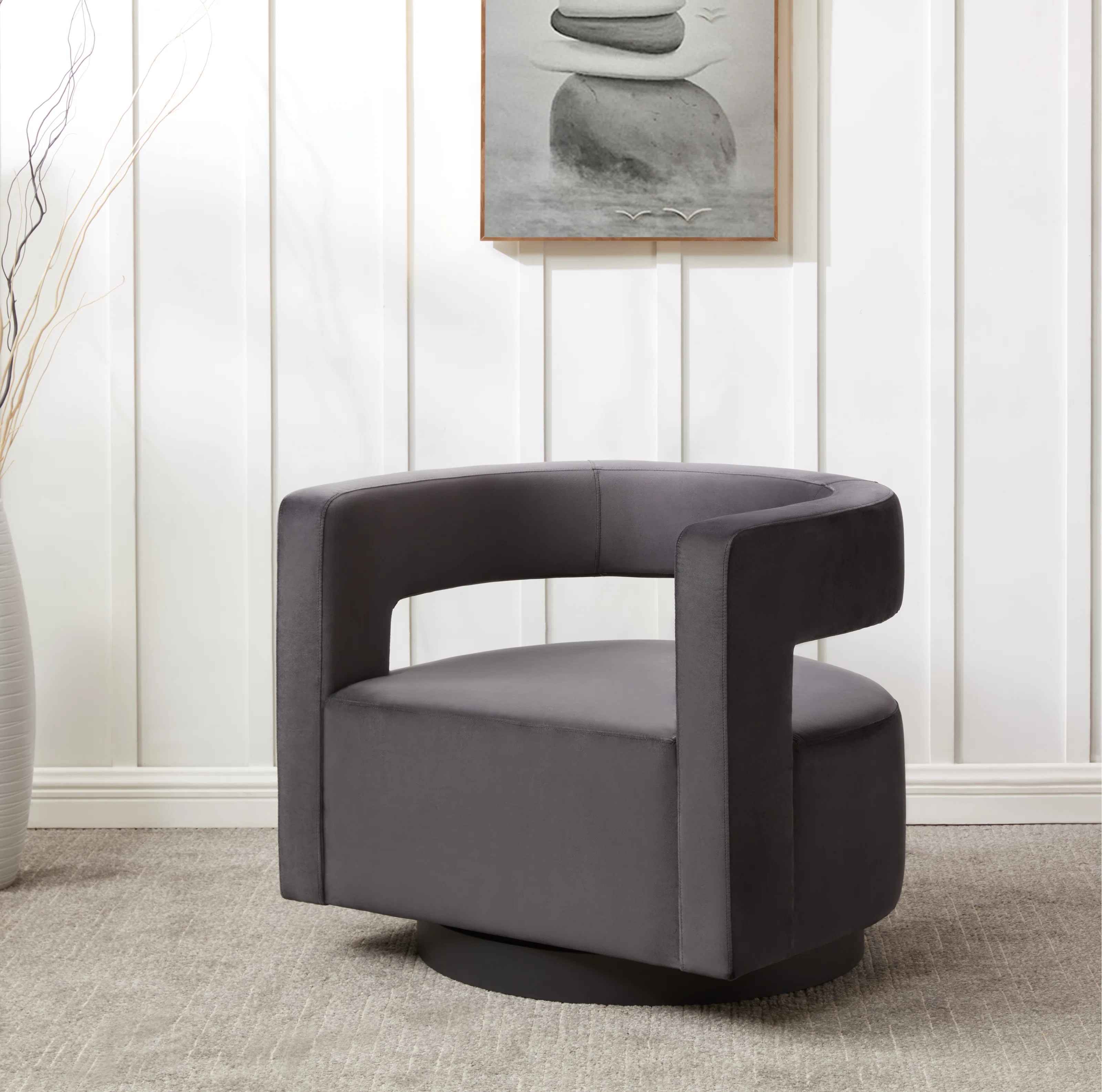 Keegan Upholstered Accent Chair thumbnail 2