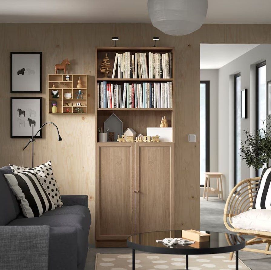 Billy Oxberg Bookcase with Doors thumbnail 2