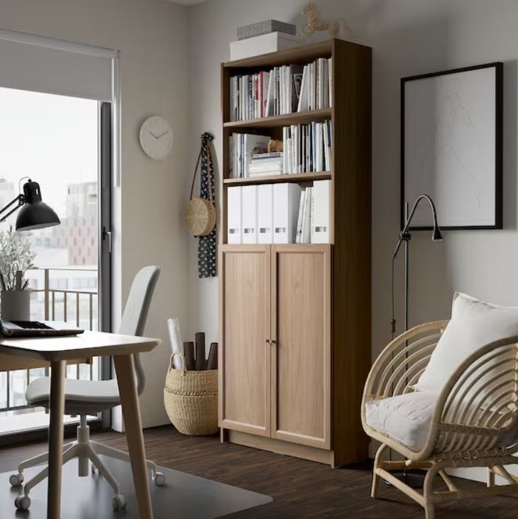 Billy Oxberg Bookcase with Doors thumbnail 3