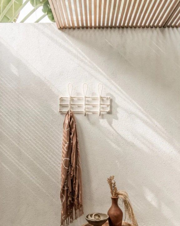 Nusa Rattan Wall Hooks 3 Hook thumbnail 2