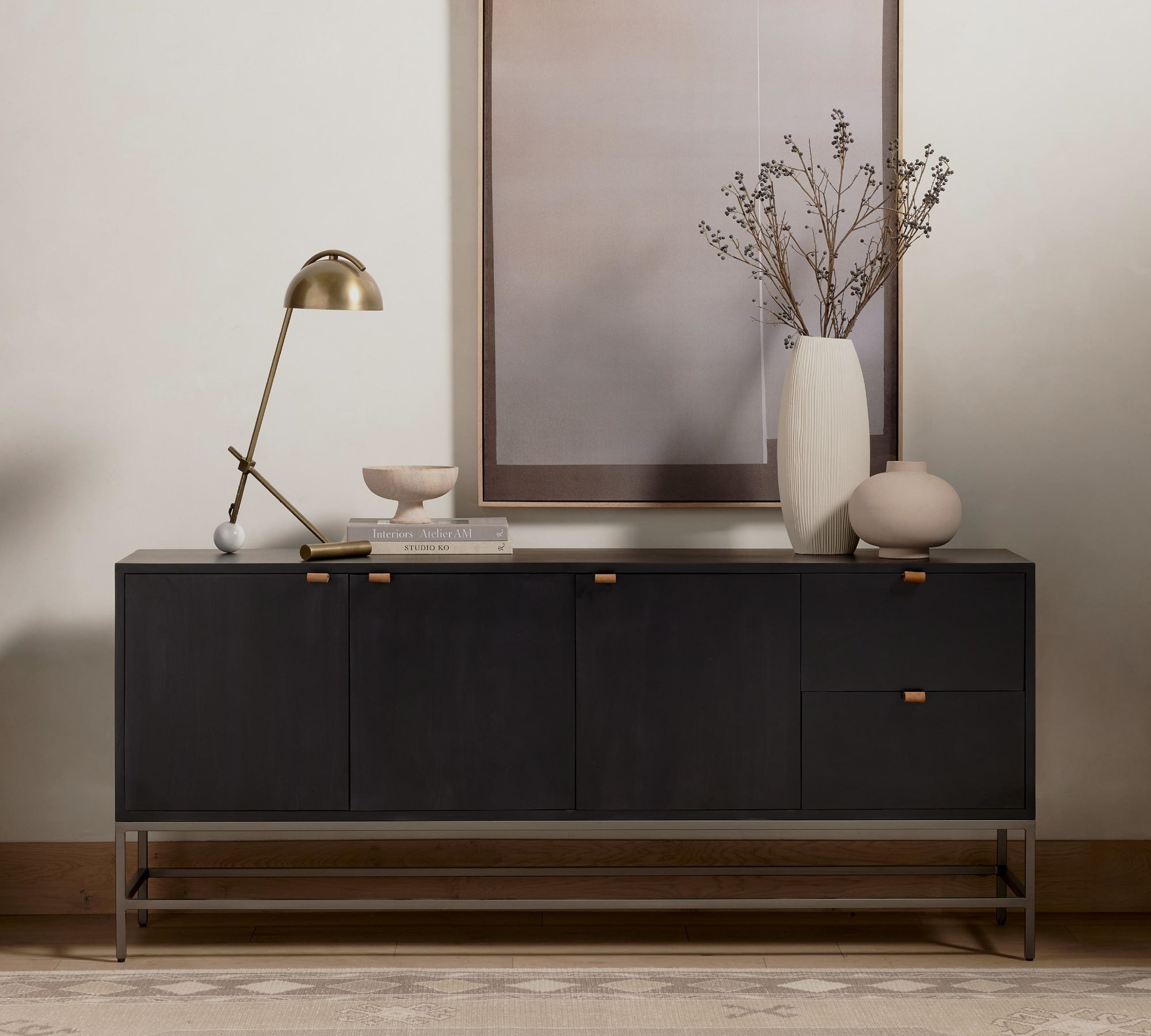 Trista Black Sideboard  thumbnail 2