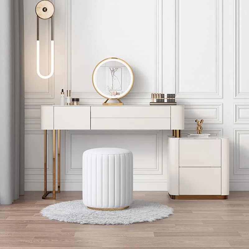 Daiquon 39.4 Makeup Vanity Set Stool thumbnail 2