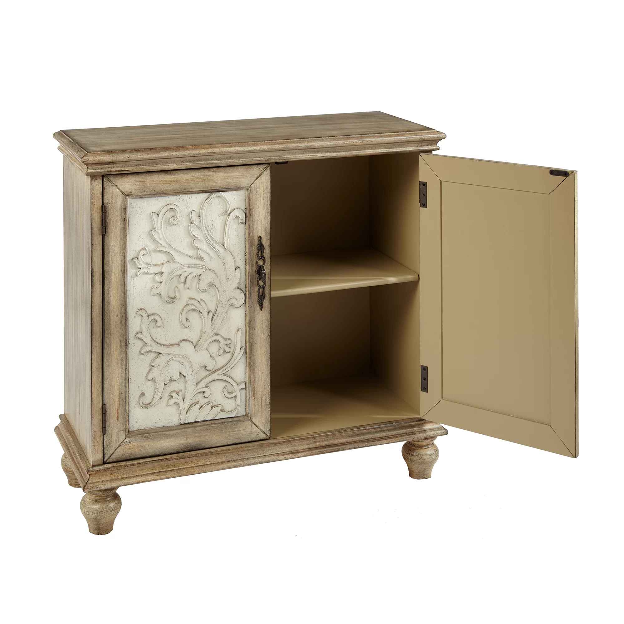 Liza Solid Wood 2 Door Accent Cabinet thumbnail 5