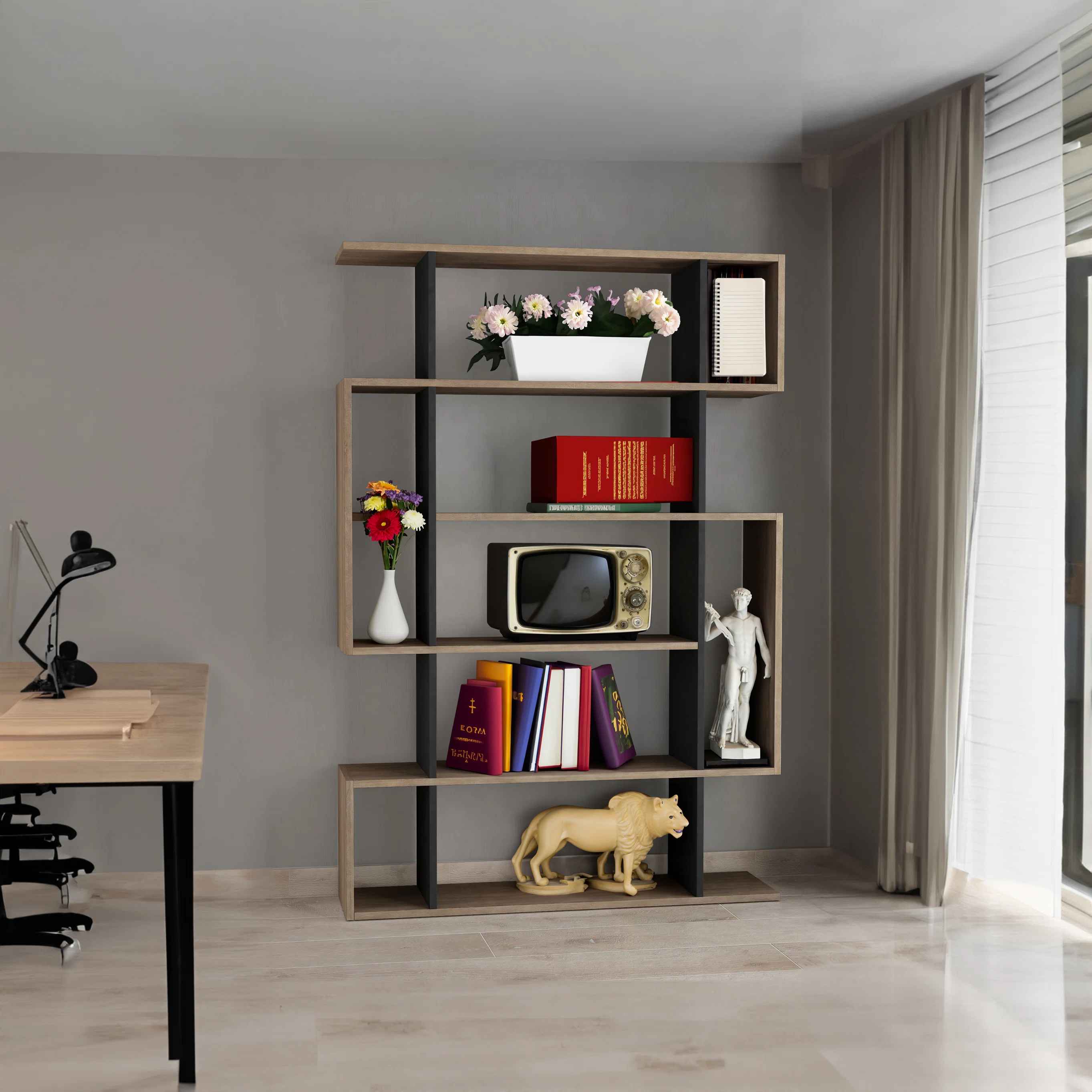 Gitzel Geometric Bookcase thumbnail 2