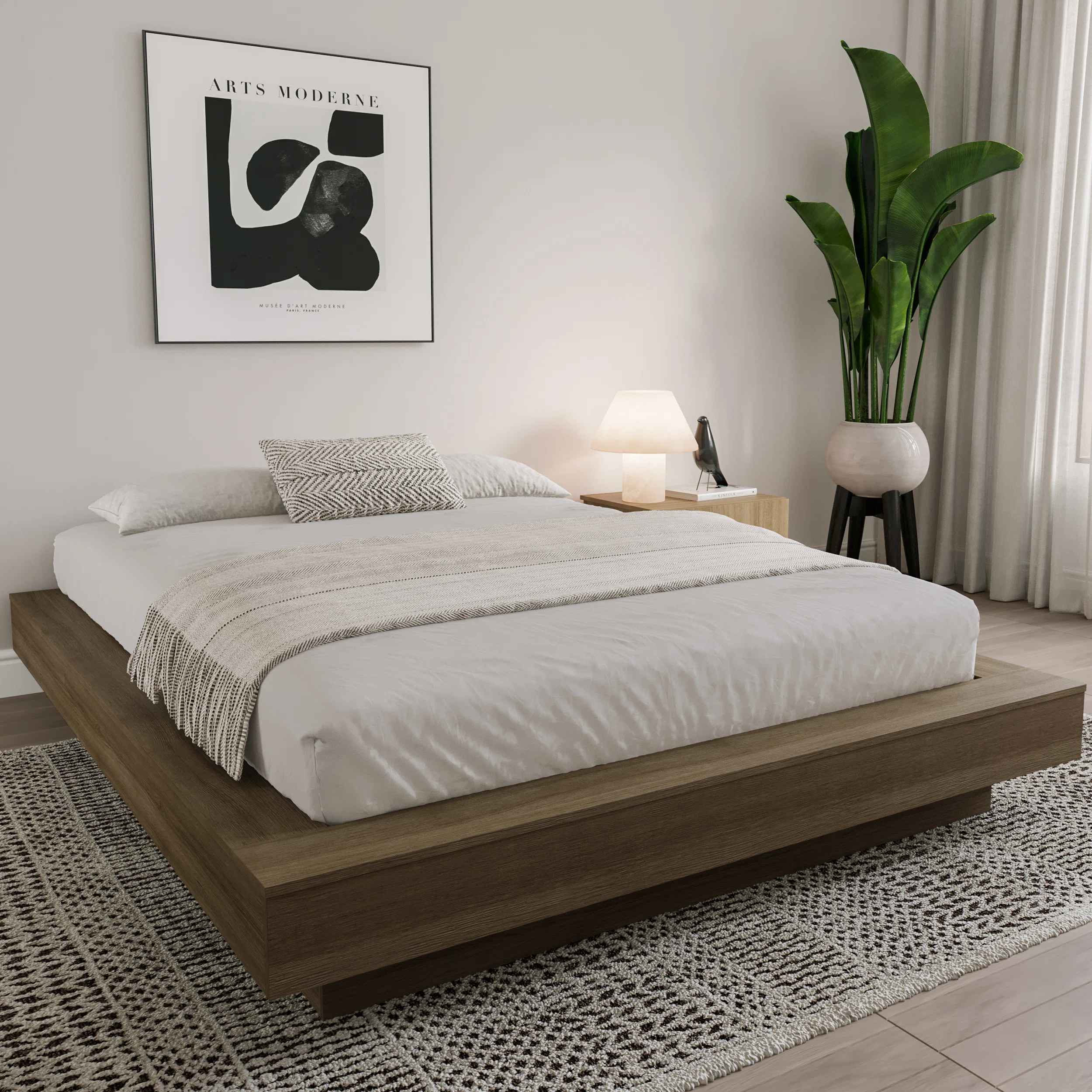 Brix Platform Bed- Queen thumbnail 2