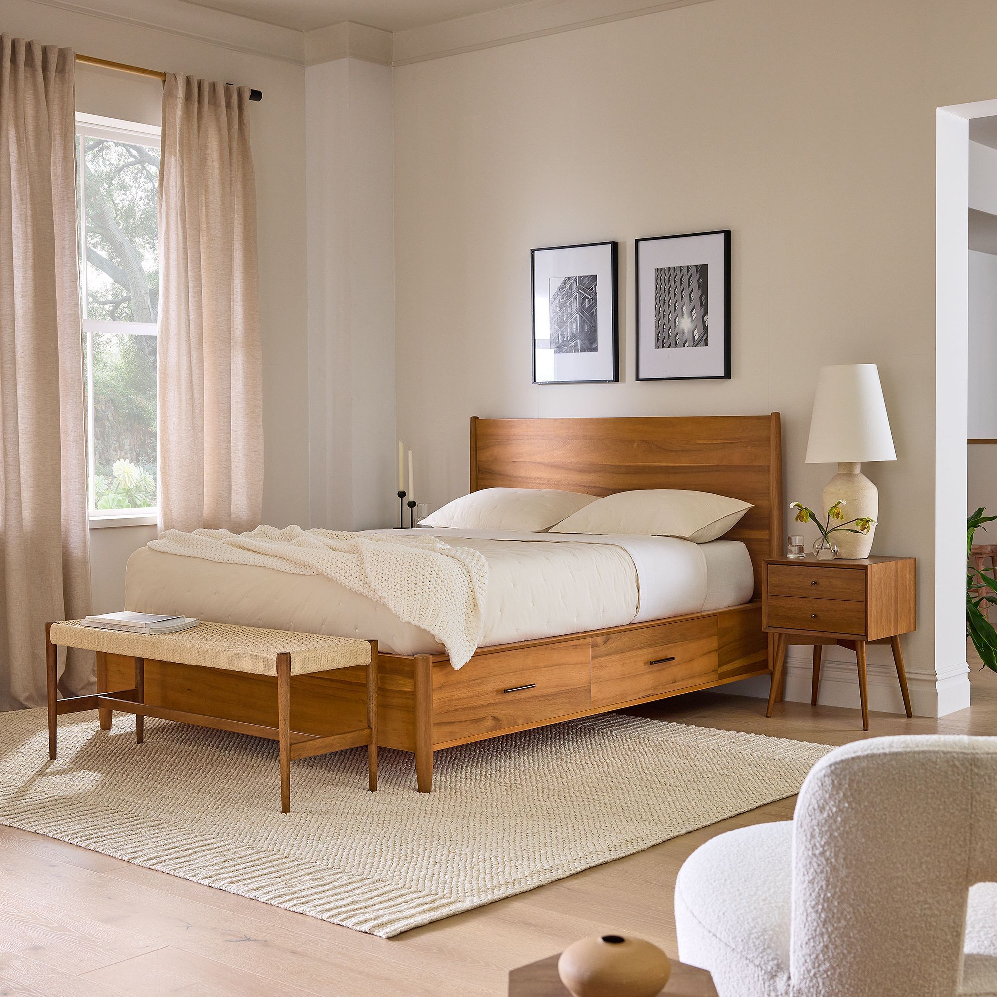 Mid Century Storage Bed_Queen thumbnail 3