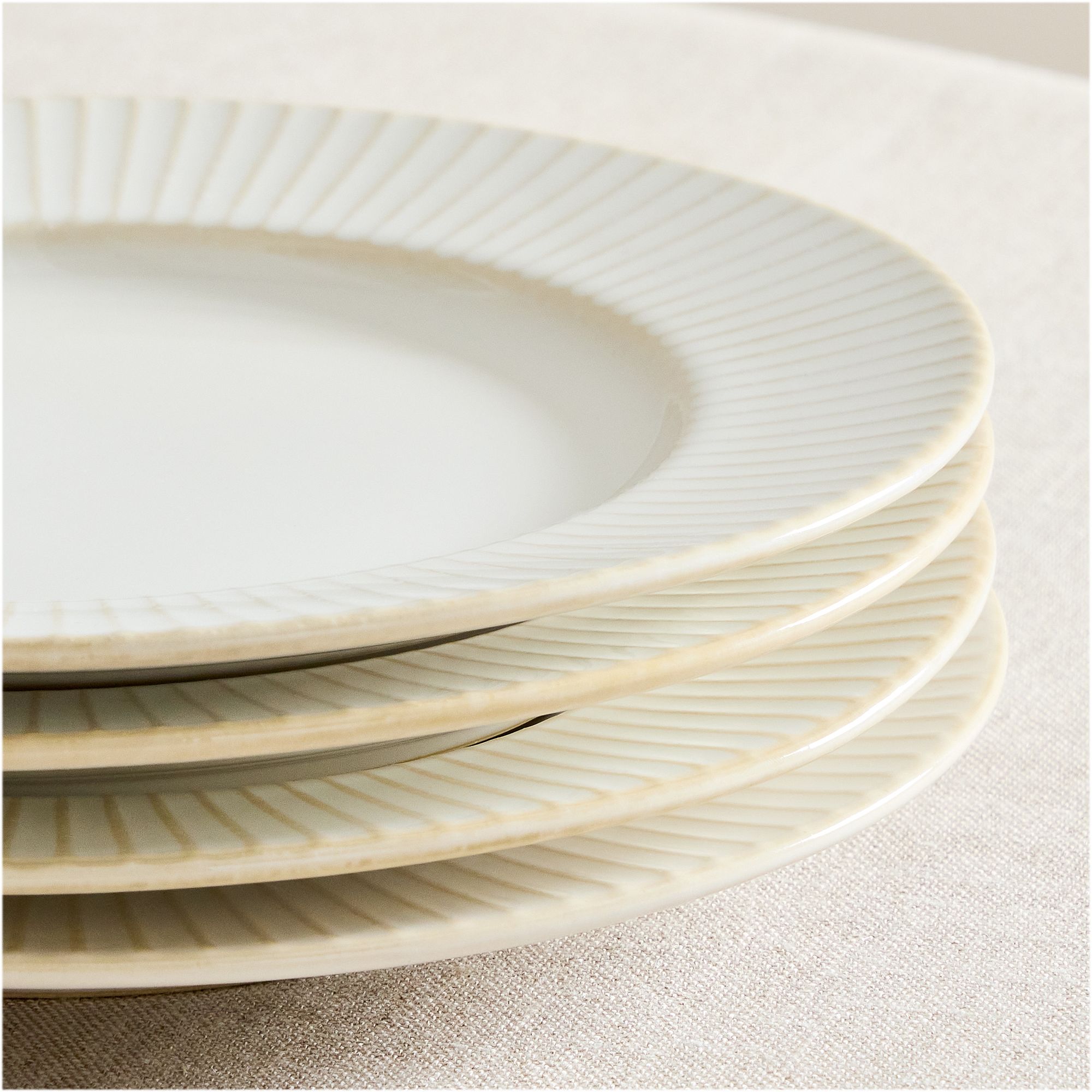 Textured Stoneware Dinner Plate Sets thumbnail 2