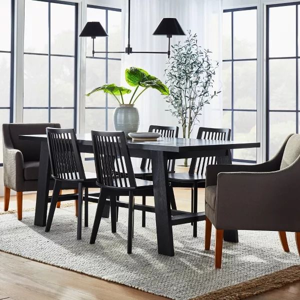 2Pk Linden Modified Windsor Wood Dining Chair thumbnail 2