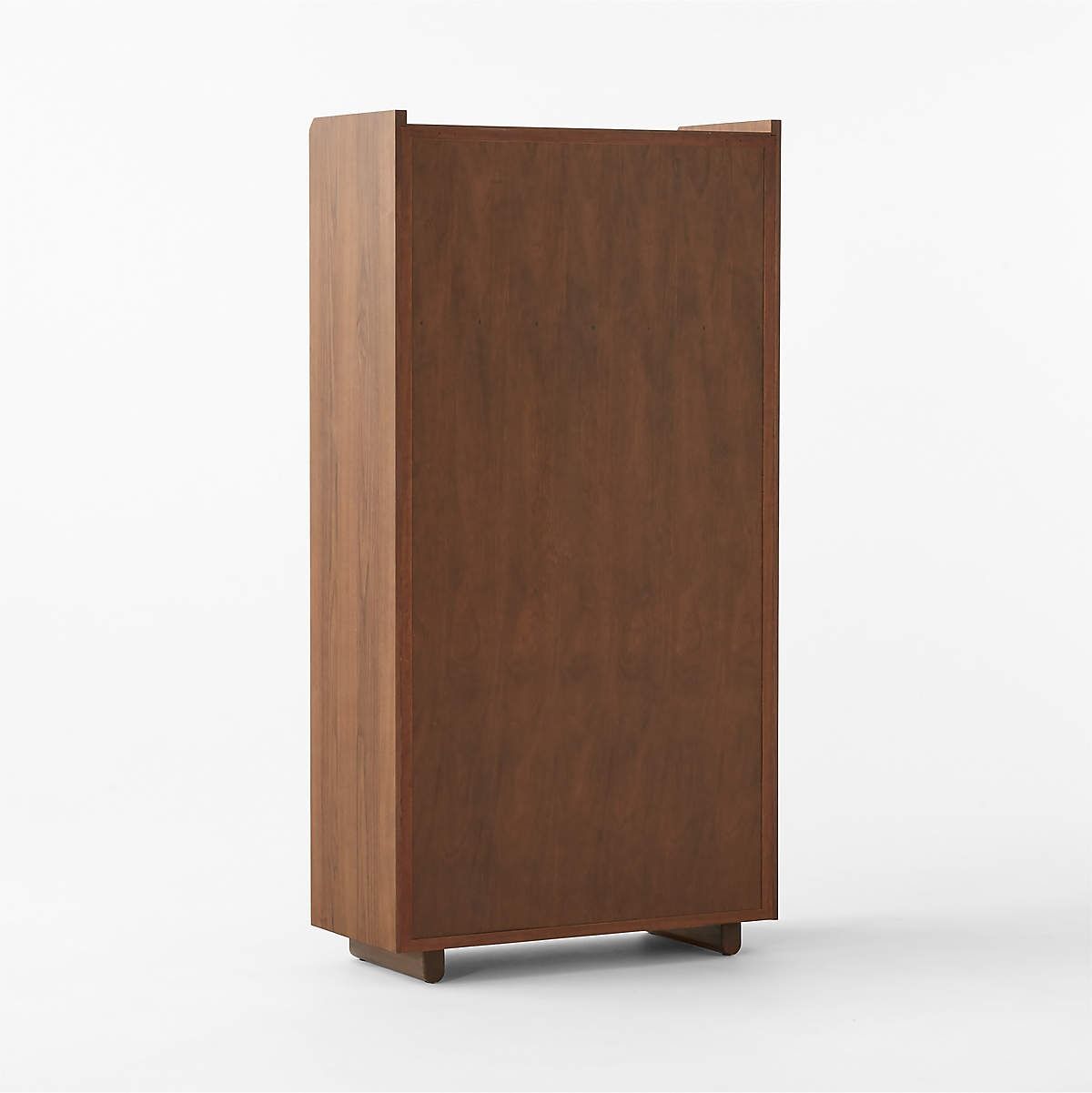 Ventura Tall Walnut Wood Bookcase thumbnail 4
