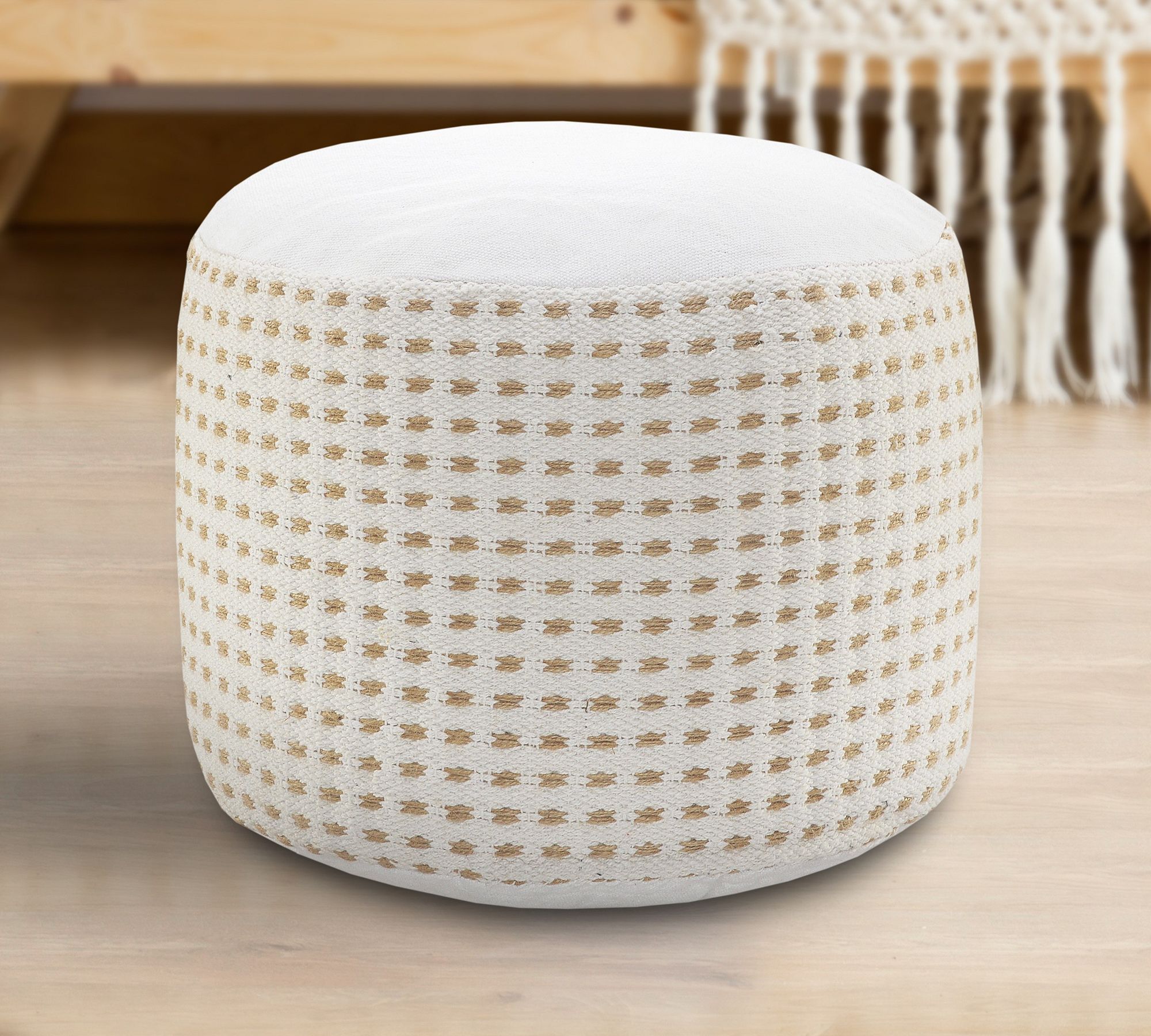 Pb Mp Gavi Jute Pouf thumbnail 2