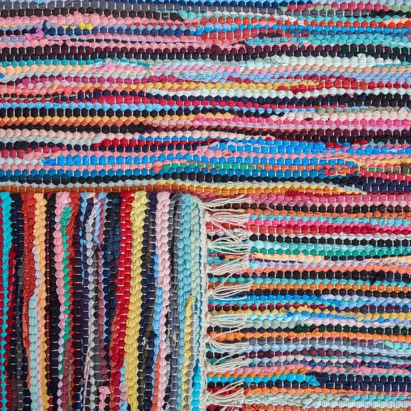 Samaniego Flatweave Cotton Abstract Rug 8'10' thumbnail 3