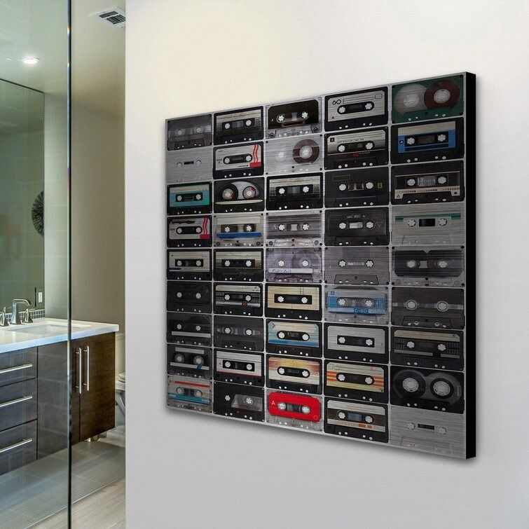 Cassette Rows on Canvas thumbnail 2