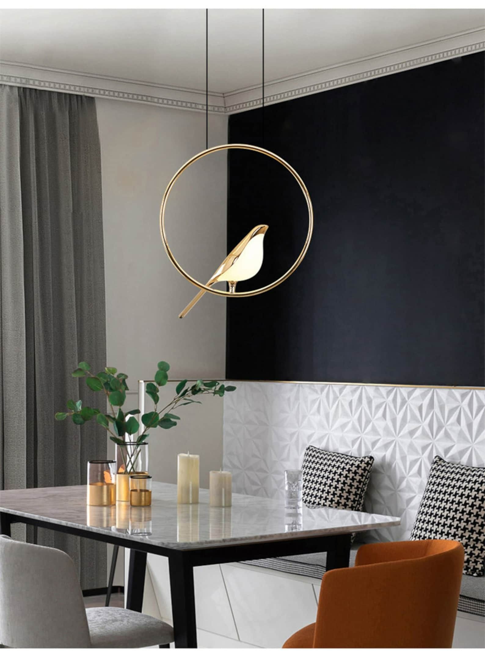 LED pendant lights Magpie Bird chandeliers thumbnail 3