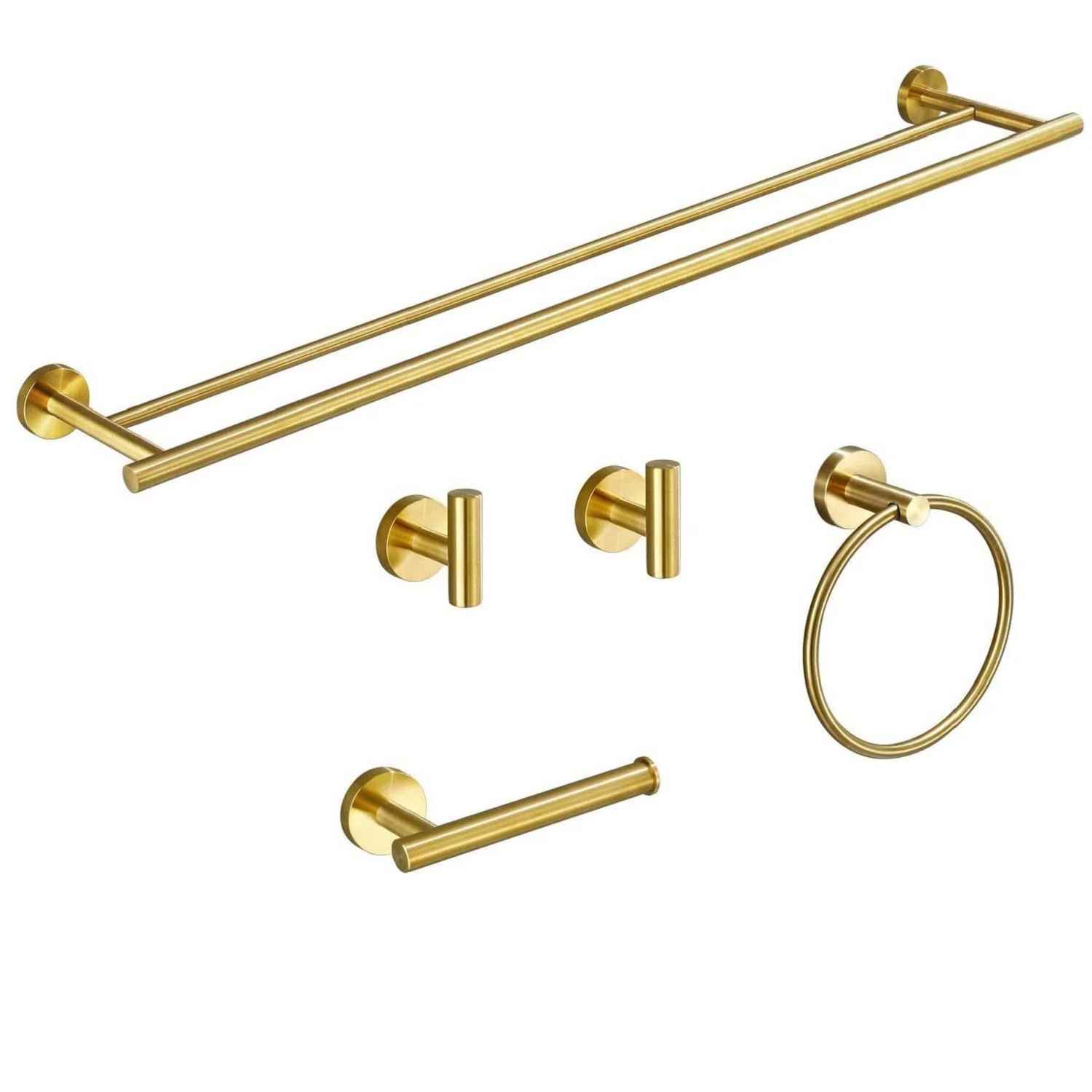Interbath 5 Piece Bathroom Hardware Set Towel Hook thumbnail 2