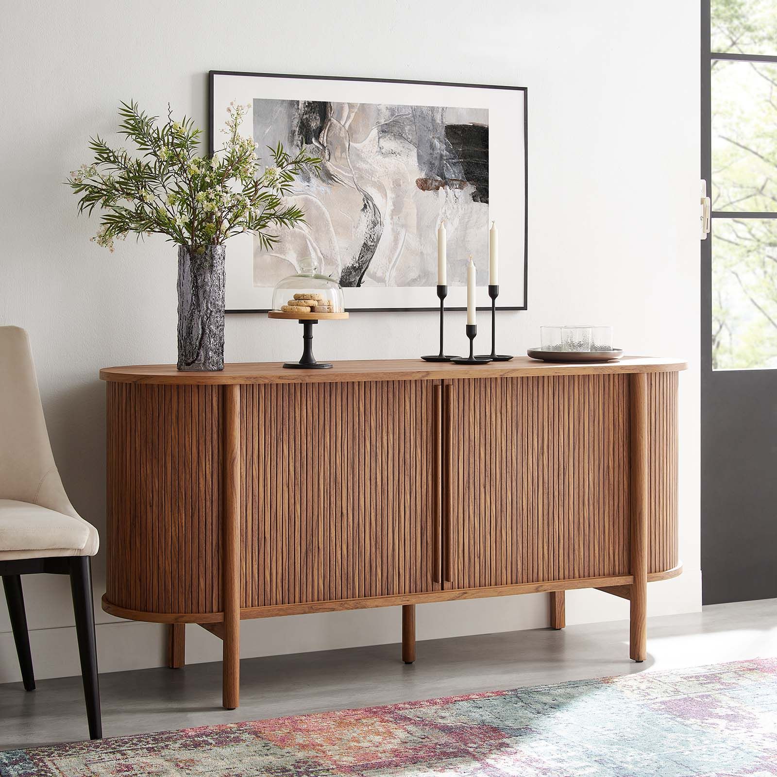 Concord 63" Curved Credenza thumbnail 2