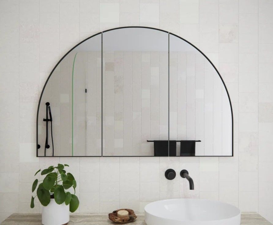 Recessed Framed 3 Doors Medicine Cabinet with 3 shelves thumbnail 3