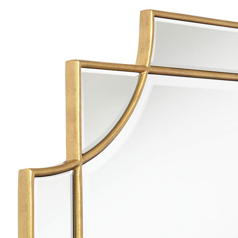 Possini Euro Marten Gold Wall Mirror thumbnail 3