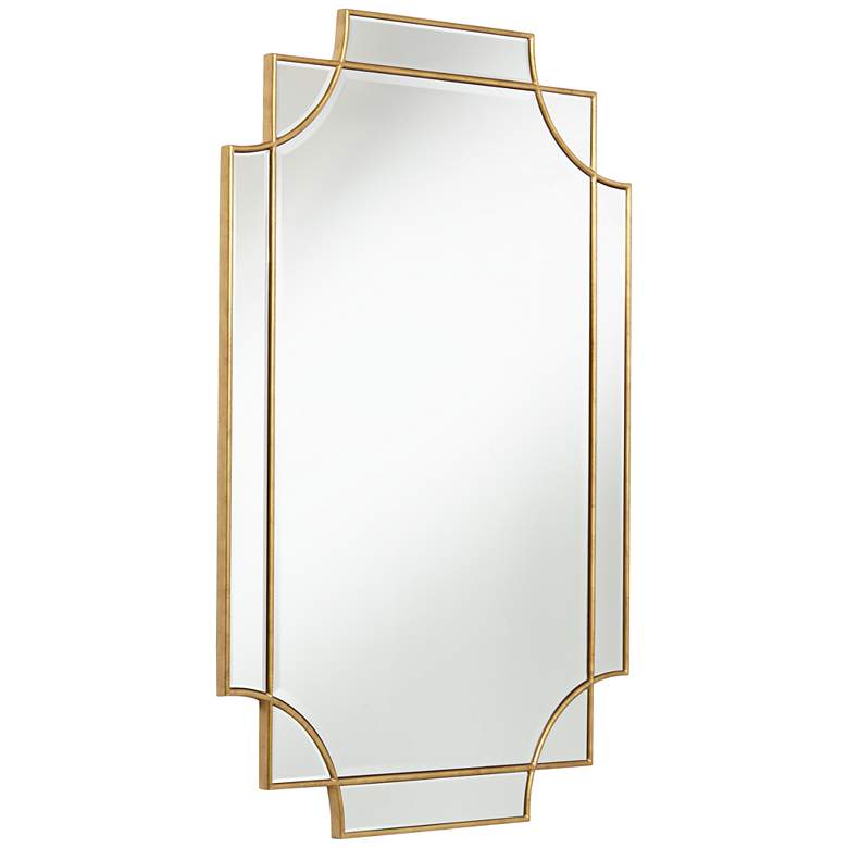 Possini Euro Marten Gold Wall Mirror thumbnail 4