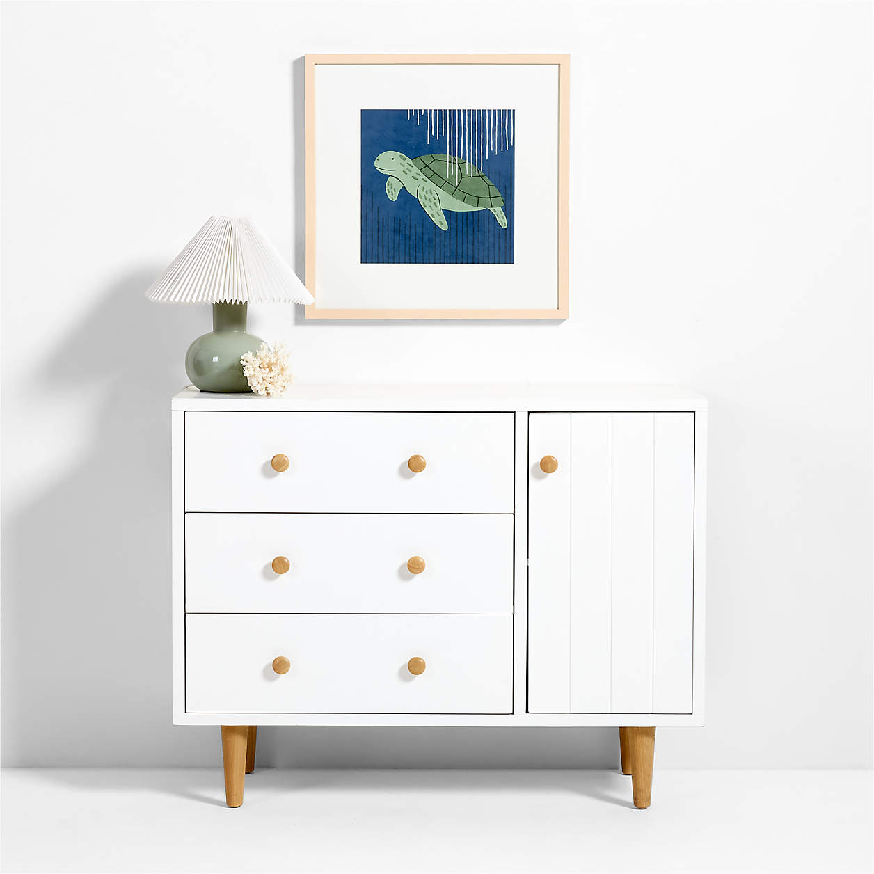 Sea Turtle Framed Wall Art Print-23.5"x23.5" thumbnail 2