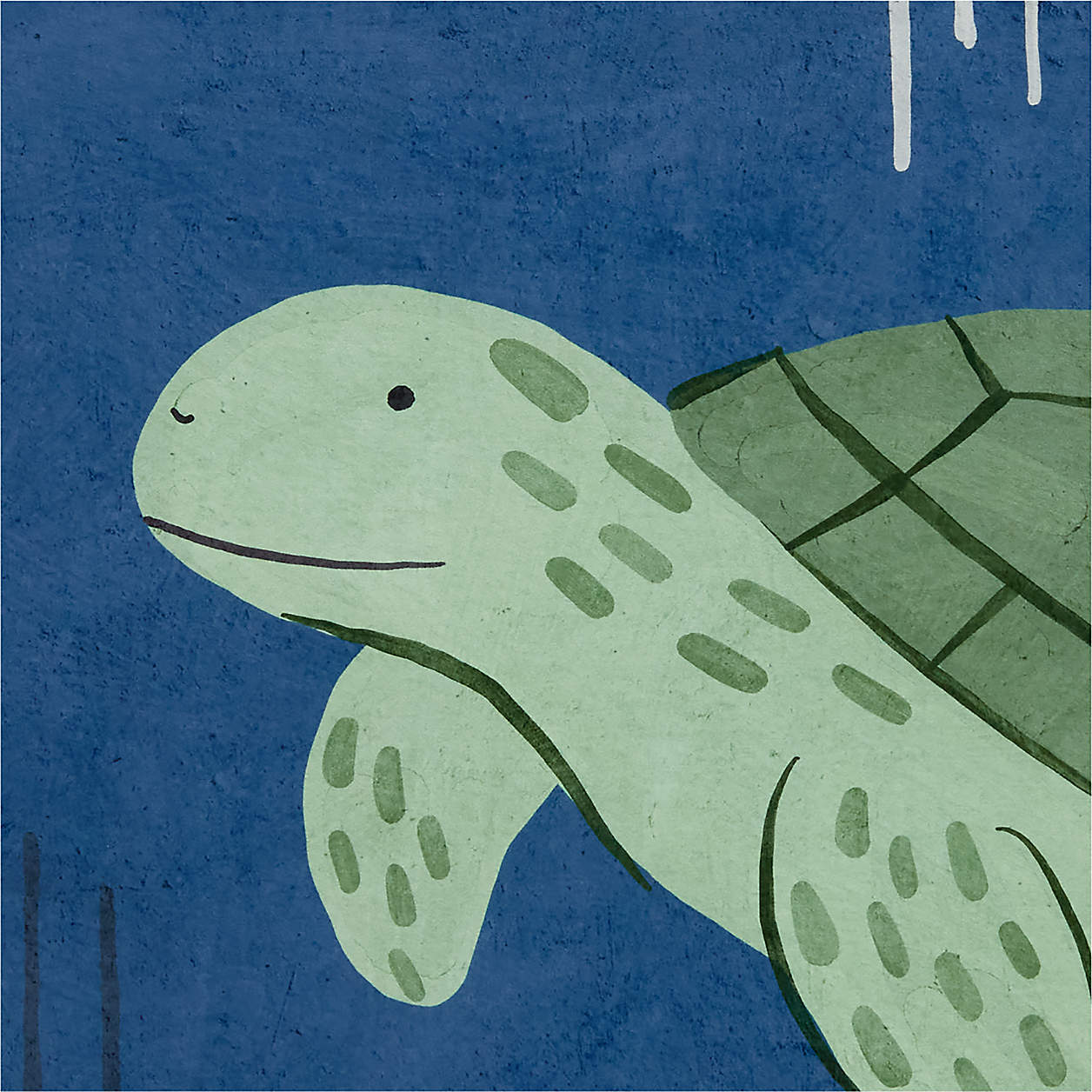 Sea Turtle Framed Wall Art Print-23.5"x23.5" thumbnail 3