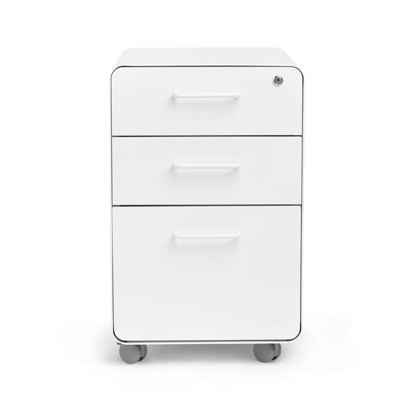 Stow 3 Drawer Vertical File Cabinet thumbnail 2