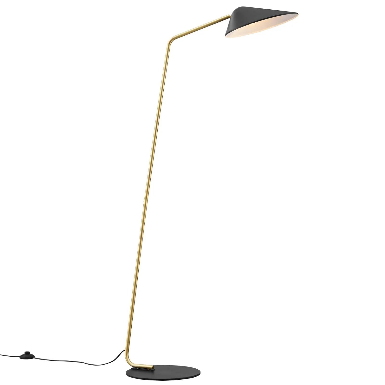 Black floor lamp