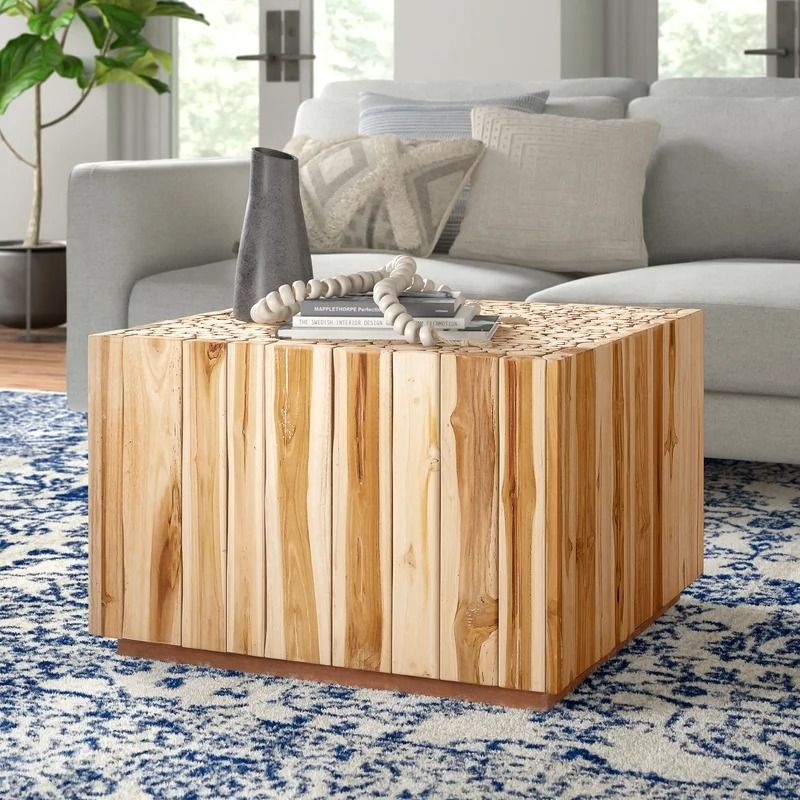 Fonda Solid Wood Coffee Table thumbnail 2