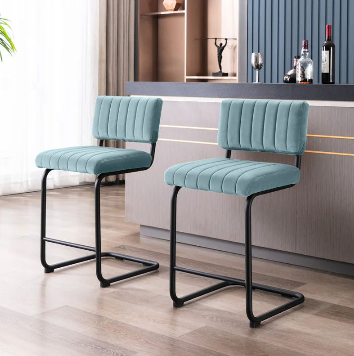 Velvet Counter and Bar Stool thumbnail 2