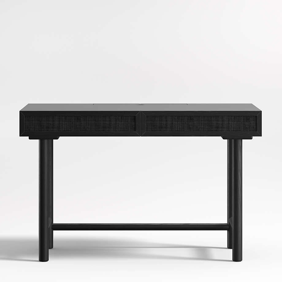 Emmer 48 Charcoal Oak Desk with Outlet thumbnail 3