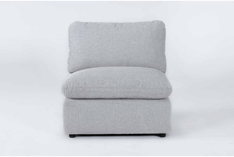 Jolene Silver Grey Armless Chair thumbnail 2