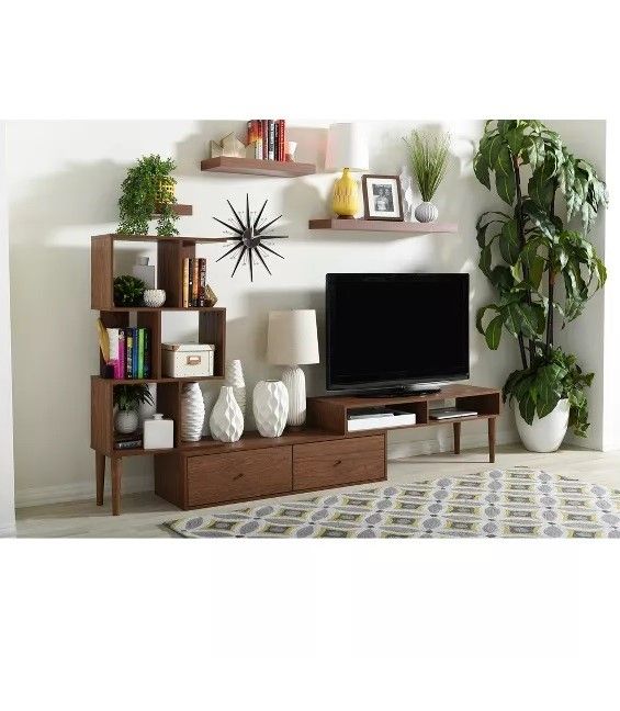 Haversham MidCentury Retro Modern Display TV Stand thumbnail 2