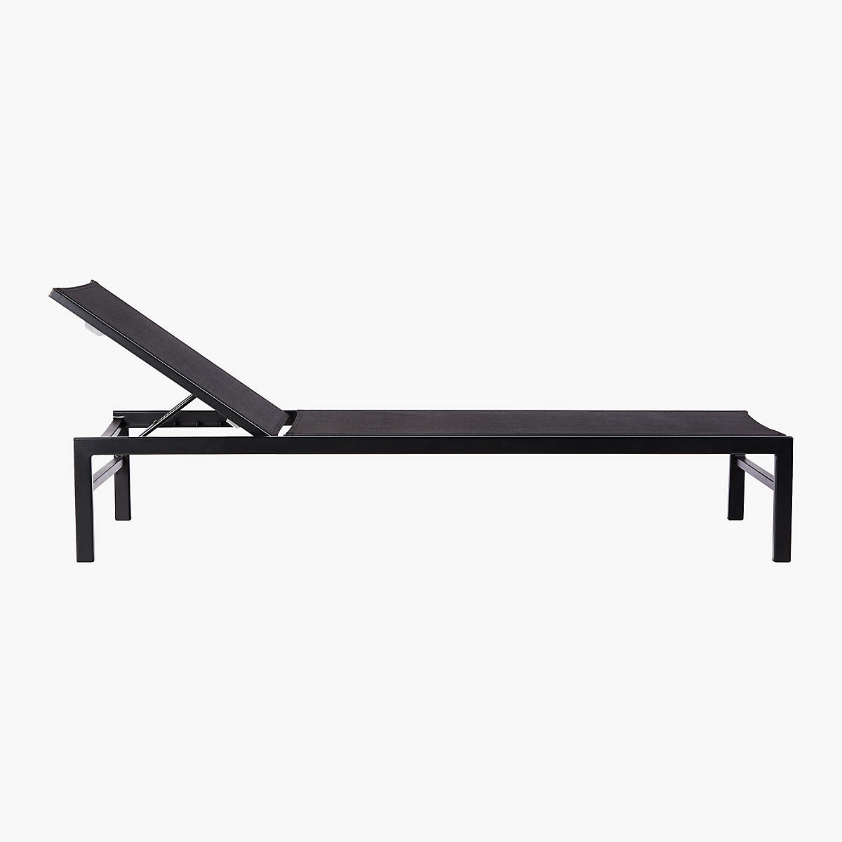 Idle Black Outdoor Sun Lounger thumbnail 3