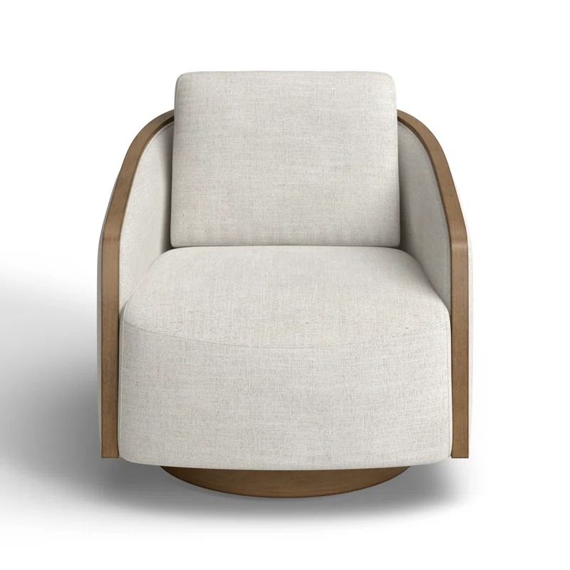 Abere Upholstered Swivel Accent Chair thumbnail 3